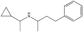 (1-cyclopropylethyl)(4-phenylbutan-2-yl)amine 结构式