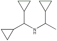 (1-cyclopropylethyl)(dicyclopropylmethyl)amine 结构式