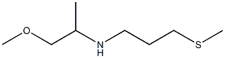 (1-methoxypropan-2-yl)[3-(methylsulfanyl)propyl]amine 结构式