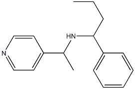 (1-phenylbutyl)[1-(pyridin-4-yl)ethyl]amine 结构式