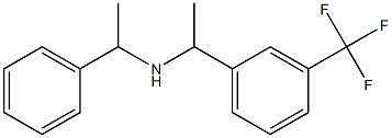 (1-phenylethyl)({1-[3-(trifluoromethyl)phenyl]ethyl})amine 结构式