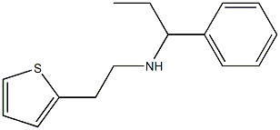 (1-phenylpropyl)[2-(thiophen-2-yl)ethyl]amine 结构式