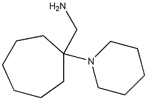 (1-piperidin-1-ylcycloheptyl)methylamine 结构式