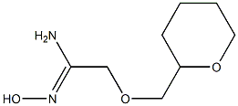 (1Z)-N'-hydroxy-2-(tetrahydro-2H-pyran-2-ylmethoxy)ethanimidamide 结构式