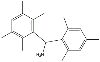 (2,3,5,6-tetramethylphenyl)(2,4,6-trimethylphenyl)methanamine 结构式