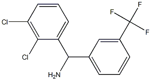 (2,3-dichlorophenyl)[3-(trifluoromethyl)phenyl]methanamine 结构式
