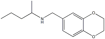 (2,3-dihydro-1,4-benzodioxin-6-ylmethyl)(pentan-2-yl)amine 结构式