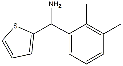 (2,3-dimethylphenyl)(thiophen-2-yl)methanamine 结构式