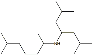 (2,6-dimethylheptan-4-yl)(6-methylheptan-2-yl)amine 结构式
