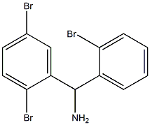 (2-bromophenyl)(2,5-dibromophenyl)methanamine 结构式