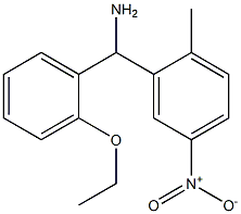(2-ethoxyphenyl)(2-methyl-5-nitrophenyl)methanamine 结构式