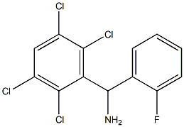 (2-fluorophenyl)(2,3,5,6-tetrachlorophenyl)methanamine 结构式