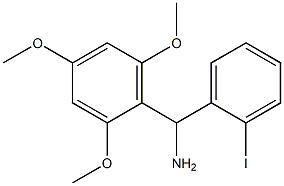 (2-iodophenyl)(2,4,6-trimethoxyphenyl)methanamine 结构式