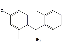 (2-iodophenyl)(4-methoxy-2-methylphenyl)methanamine 结构式