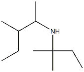 (2-methylbutan-2-yl)(3-methylpentan-2-yl)amine 结构式