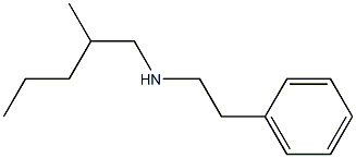 (2-methylpentyl)(2-phenylethyl)amine 结构式