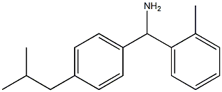 (2-methylphenyl)[4-(2-methylpropyl)phenyl]methanamine 结构式