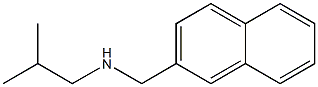 (2-methylpropyl)(naphthalen-2-ylmethyl)amine 结构式