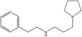 (2-phenylethyl)[3-(pyrrolidin-1-yl)propyl]amine 结构式