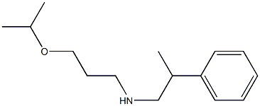 (2-phenylpropyl)[3-(propan-2-yloxy)propyl]amine 结构式