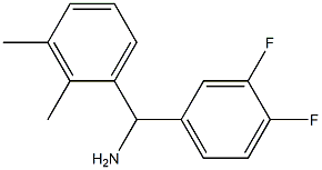 (3,4-difluorophenyl)(2,3-dimethylphenyl)methanamine 结构式