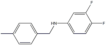 (3,4-difluorophenyl)(4-methylphenyl)methylamine 结构式