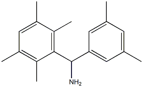 (3,5-dimethylphenyl)(2,3,5,6-tetramethylphenyl)methanamine 结构式