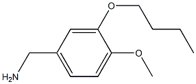 (3-butoxy-4-methoxyphenyl)methanamine 结构式