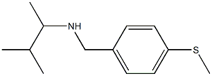 (3-methylbutan-2-yl)({[4-(methylsulfanyl)phenyl]methyl})amine 结构式