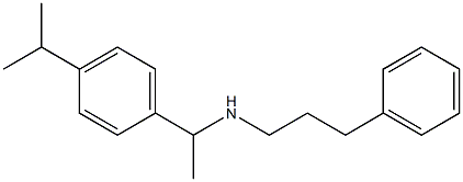 (3-phenylpropyl)({1-[4-(propan-2-yl)phenyl]ethyl})amine 结构式