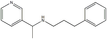 (3-phenylpropyl)[1-(pyridin-3-yl)ethyl]amine 结构式