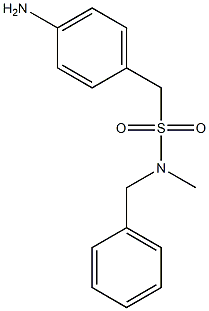 (4-aminophenyl)-N-benzyl-N-methylmethanesulfonamide 结构式