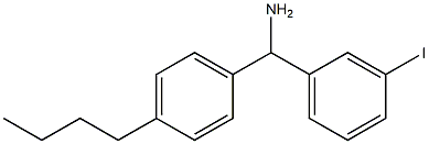 (4-butylphenyl)(3-iodophenyl)methanamine 结构式
