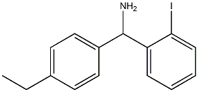 (4-ethylphenyl)(2-iodophenyl)methanamine 结构式
