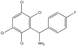 (4-fluorophenyl)(2,3,5,6-tetrachlorophenyl)methanamine 结构式