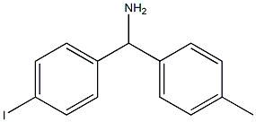 (4-iodophenyl)(4-methylphenyl)methanamine 结构式