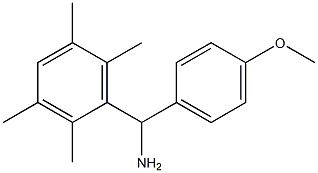 (4-methoxyphenyl)(2,3,5,6-tetramethylphenyl)methanamine 结构式