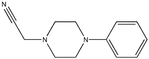 (4-phenylpiperazin-1-yl)acetonitrile 结构式