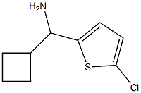 (5-chlorothiophen-2-yl)(cyclobutyl)methanamine 结构式