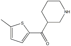 (5-methylthien-2-yl)(piperidin-3-yl)methanone 结构式