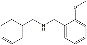(cyclohex-3-en-1-ylmethyl)[(2-methoxyphenyl)methyl]amine 结构式
