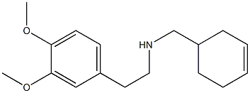 (cyclohex-3-en-1-ylmethyl)[2-(3,4-dimethoxyphenyl)ethyl]amine 结构式