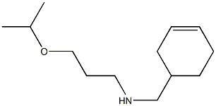 (cyclohex-3-en-1-ylmethyl)[3-(propan-2-yloxy)propyl]amine 结构式