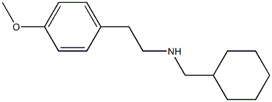 (cyclohexylmethyl)[2-(4-methoxyphenyl)ethyl]amine 结构式