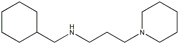 (cyclohexylmethyl)[3-(piperidin-1-yl)propyl]amine 结构式