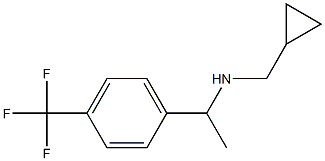 (cyclopropylmethyl)({1-[4-(trifluoromethyl)phenyl]ethyl})amine 结构式