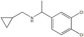 (cyclopropylmethyl)[1-(3,4-dichlorophenyl)ethyl]amine 结构式