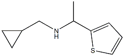(cyclopropylmethyl)[1-(thiophen-2-yl)ethyl]amine 结构式