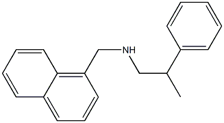 (naphthalen-1-ylmethyl)(2-phenylpropyl)amine 结构式