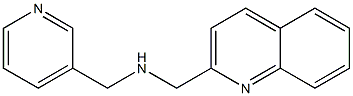 (pyridin-3-ylmethyl)(quinolin-2-ylmethyl)amine 结构式